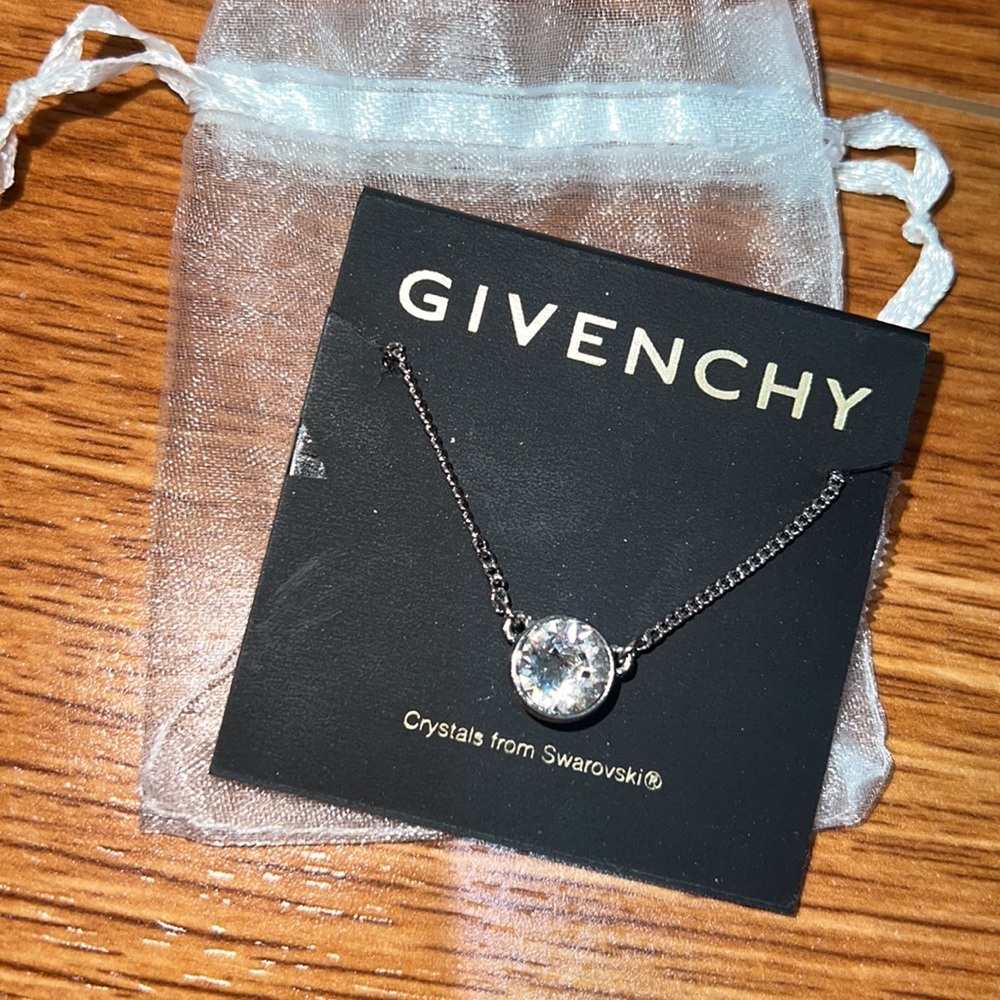 Givenchy Swarovski stud necklace brand new